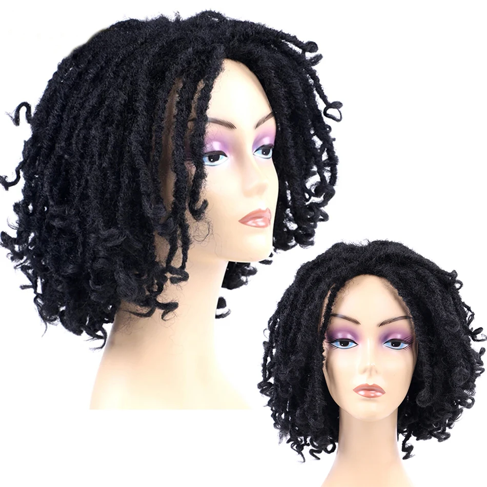 Medium Part Synthetic Dreadlocks Hair Wig Low Temperature Bob Wig For African Women Natural Black Soul Locs Braids Wigs Aidaiya
Medium Part Synthetic Dreadlocks Hair Wig Low Temperature Bob Wig For African Women Natural Black Soul Locs Braids Wigs Aidaiya