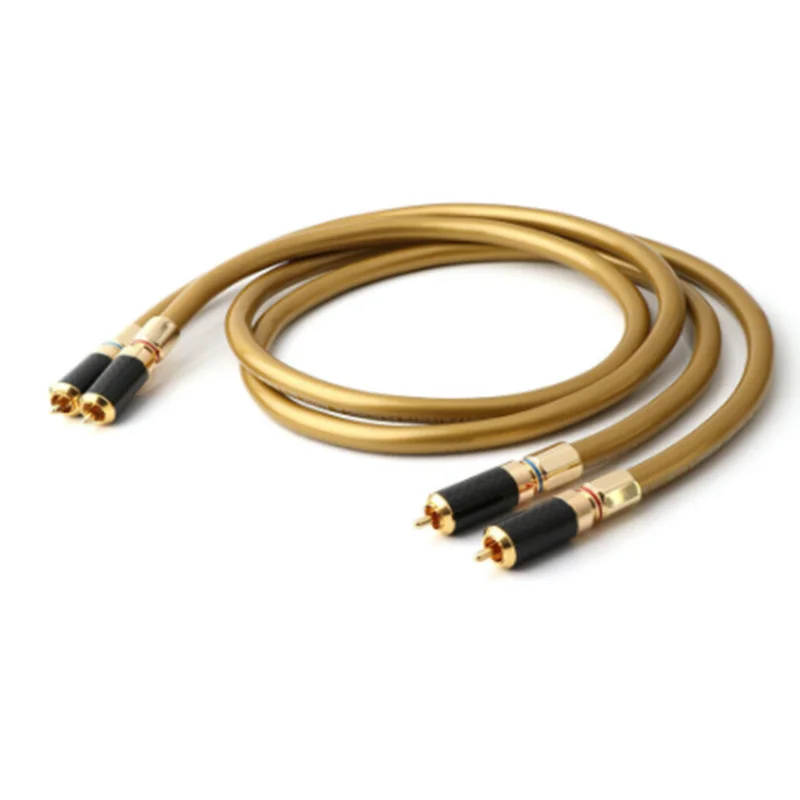Кабель HI-Fi RCA для пар, кабель с разъемом RCA из углеродного волокна Hexlink Golden 5-C
Кабель HI-Fi RCA для пар, кабель с разъемом RCA из углеродного волокна Hexlink Golden 5-C