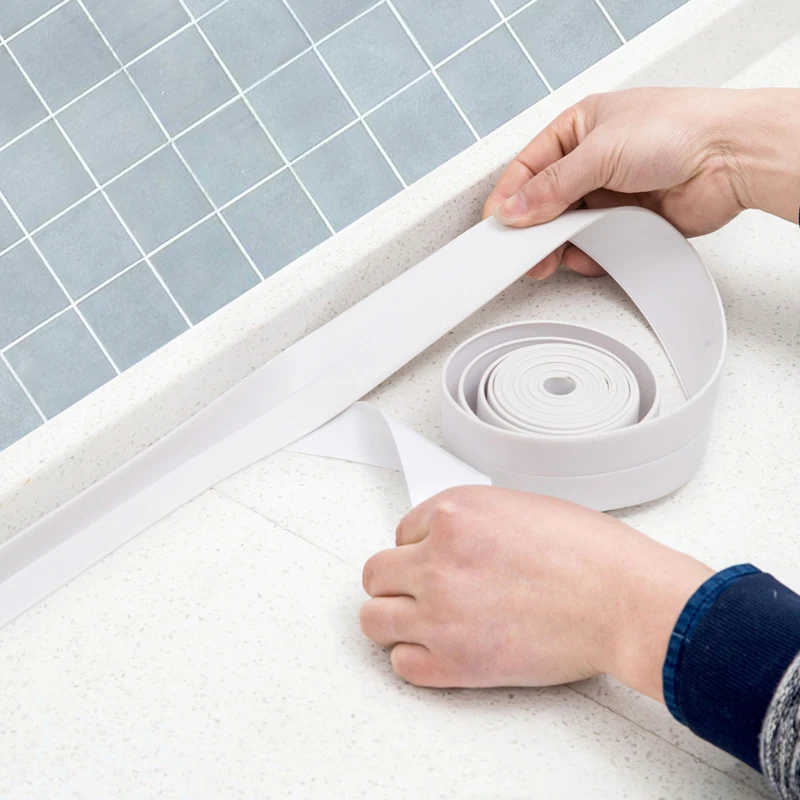 Bathroom Shower Bath Sealing Sink Strip Tape White PVC Self adhesive Waterproof Wall Sticker for Bathroom Kitchen Living Room
Bathroom Shower Bath Sealing Sink Strip Tape White PVC Self adhesive Waterproof Wall Sticker for Bathroom Kitchen Living Room