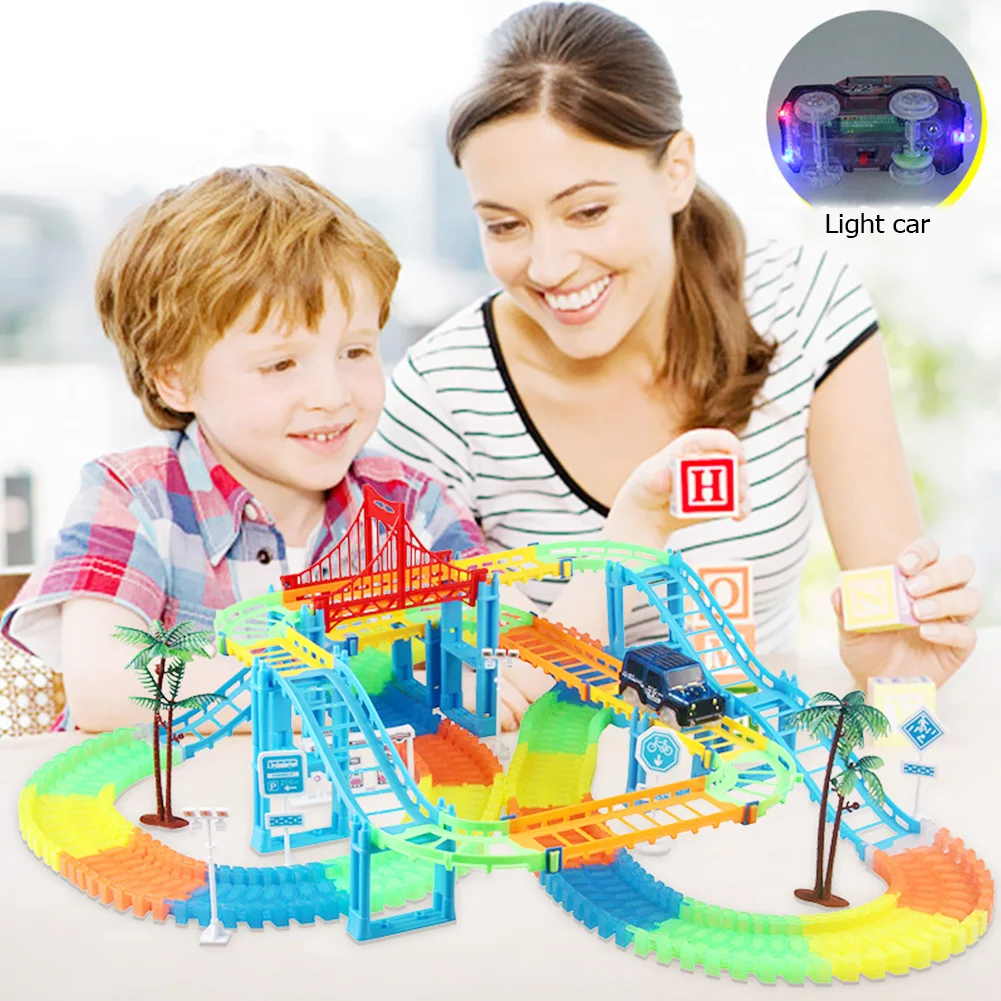 Magic Railway Track DIY Game Puzzle Toys Kids Assembly Track Car Blocks Electronic Flash Learning Study Children Toy Gifts
Magic Railway Track DIY Game Puzzle Toys Kids Assembly Track Car Blocks Electronic Flash Learning Study Children Toy Gifts