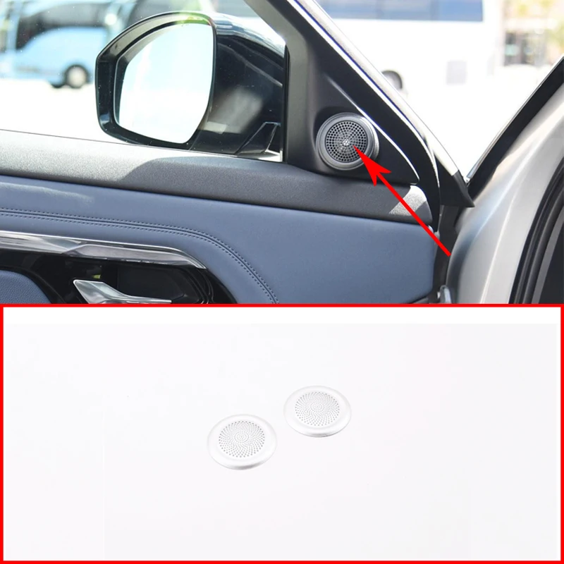 2 Pcs For Range Rover Evoque 2020 Car Accessories Car Aluminum Alloy Tweeter Speaker Cover Trim
2 Pcs For Range Rover Evoque 2020 Car Accessories Car Aluminum Alloy Tweeter Speaker Cover Trim
