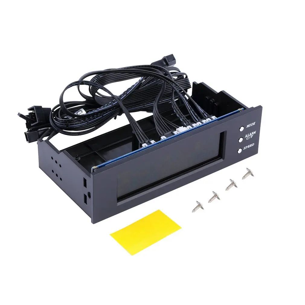 LCD Panel CPU Fan Speed Controller Temperature Display 5.25 Inch PC Fan Speed Controller
LCD Panel CPU Fan Speed Controller Temperature Display 5.25 Inch PC Fan Speed Controller
