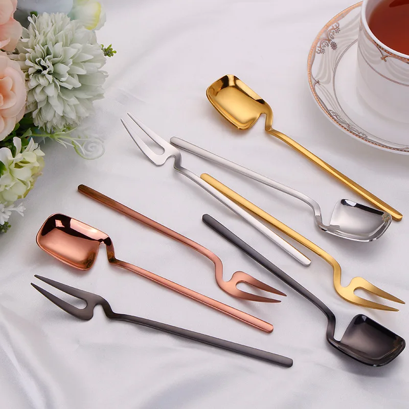 304 Stainless Steel Cutlery Kitchen Cute Tableware Spoon Fork Dinnerware Teaspoons Coffee Mixing Spoons Salad Food Utensils
304 Stainless Steel Cutlery Kitchen Cute Tableware Spoon Fork Dinnerware Teaspoons Coffee Mixing Spoons Salad Food Utensils