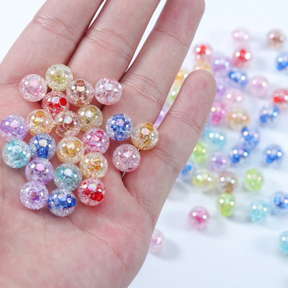 XINYAO 100pcs 8/10/12mm Double Colored Cracked Beads Spacer Beads For Necklace Bracelet Jewelry Making Handmade DIY Wholesale
XINYAO 100pcs 8/10/12mm Double Colored Cracked Beads Spacer Beads For Necklace Bracelet Jewelry Making Handmade DIY Wholesale