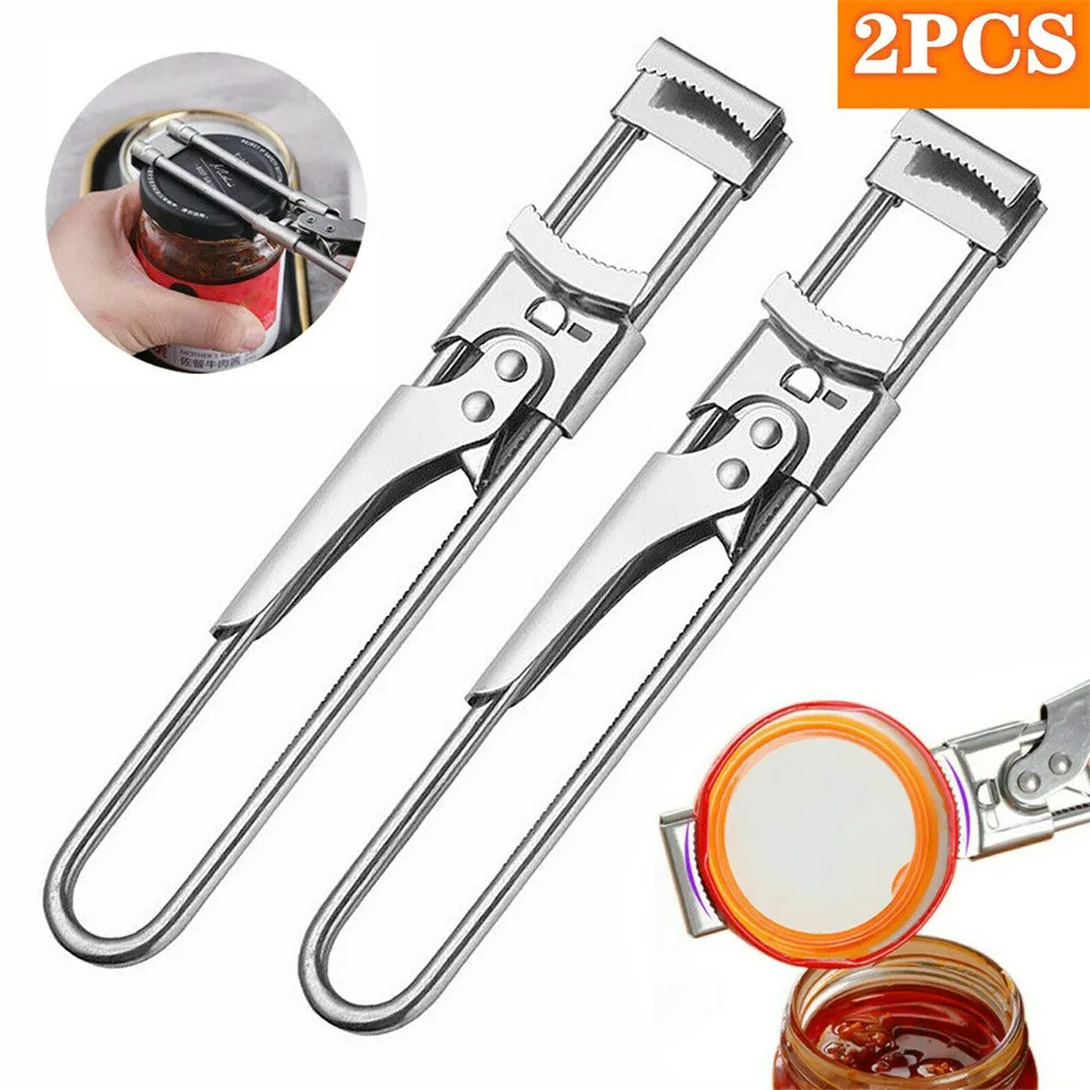 Universal Kitchen Tools Stainless Steel Can Opener Adjustable Corkscrew Professional Handheld Manual Jar Wine Bottle Opener
Universal Kitchen Tools Stainless Steel Can Opener Adjustable Corkscrew Professional Handheld Manual Jar Wine Bottle Opener