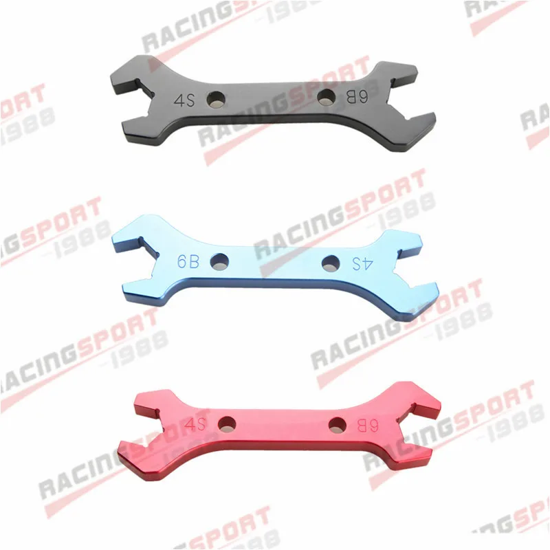 AN-6 AN6 / AN-4 AN4 Double Ended Wrench Spanner CNC Billet Aluminum Black/BLUE/Silver
AN-6 AN6 / AN-4 AN4 Double Ended Wrench Spanner CNC Billet Aluminum Black/BLUE/Silver