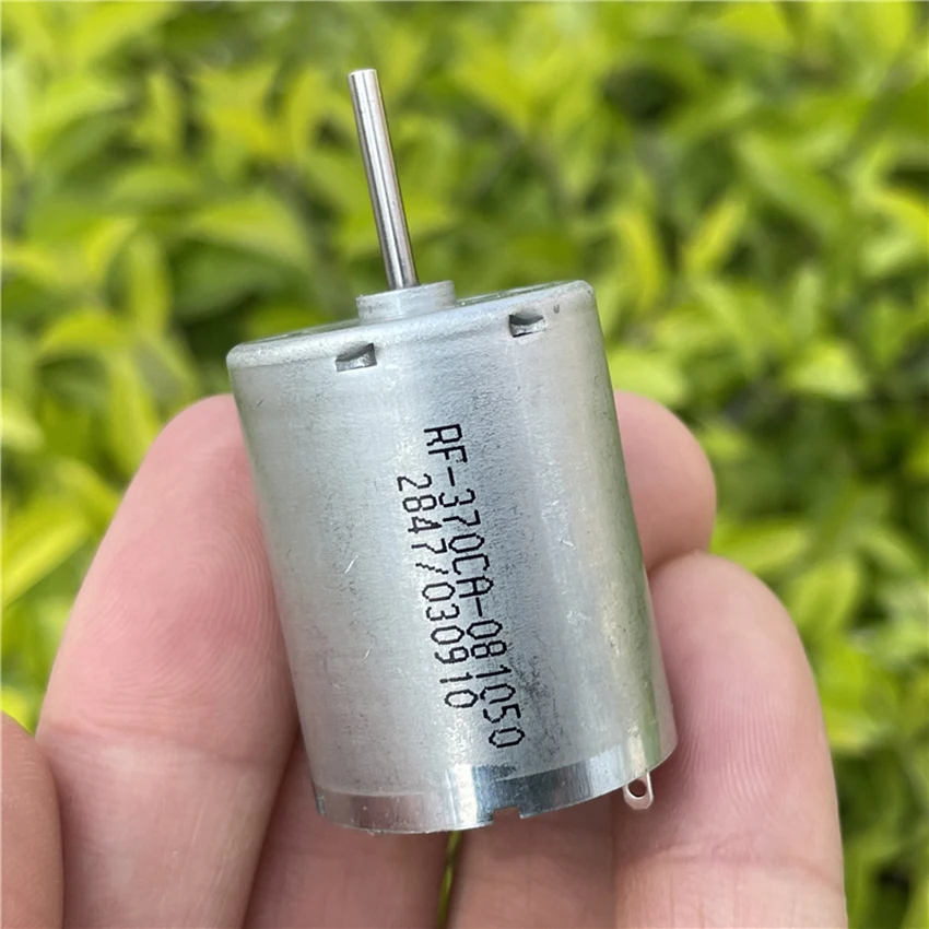 Micro RC370 Motor DC 6V-24V Volt 3750RPM Mute RF-370CA-081050 Air Conditioning Deflector Power Saving Low Speed Round Motor 
Micro RC370 Motor DC 6V-24V Volt 3750RPM Mute RF-370CA-081050 Air Conditioning Deflector Power Saving Low Speed Round Motor