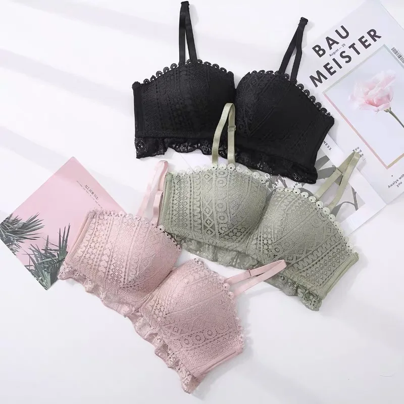 Fashion Lace Sexy Lingerie Wireless Women Bra Comfortable Breathable 3/4 Cup Push Up Bralette Intimates Girl Brassiere
Fashion Lace Sexy Lingerie Wireless Women Bra Comfortable Breathable 3/4 Cup Push Up Bralette Intimates Girl Brassiere