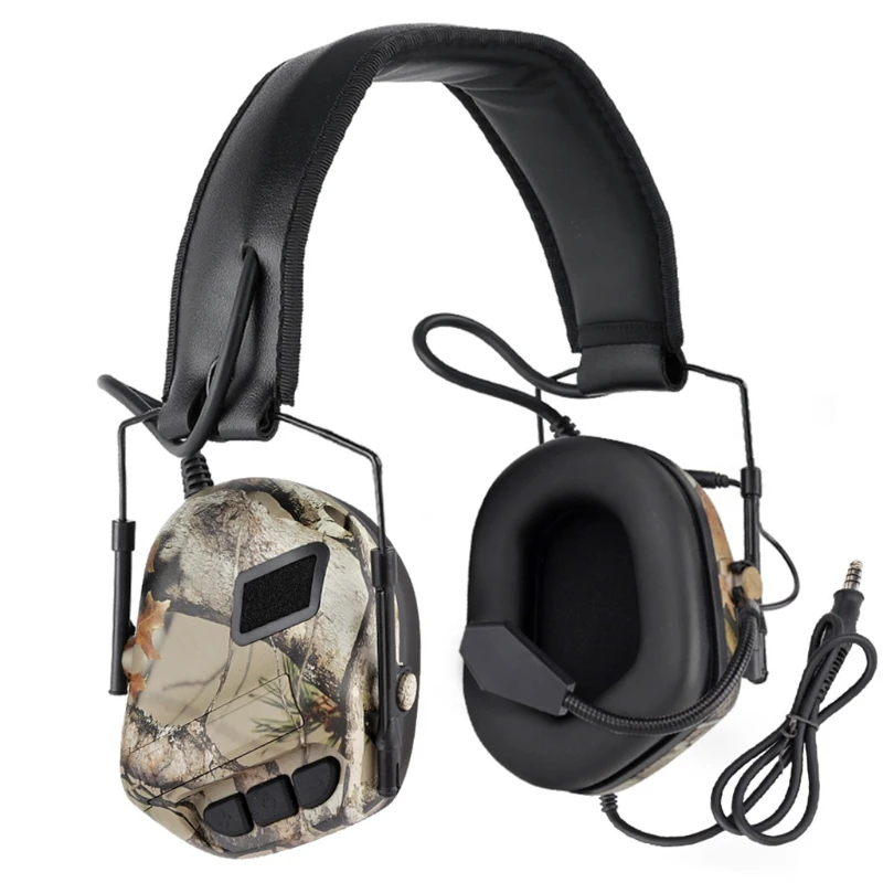Head-Mounted Communication Noise Canceling Headphones Sound Pickup Noise Reduction Headset For Outdoor Shooting Military
Head-Mounted Communication Noise Canceling Headphones Sound Pickup Noise Reduction Headset For Outdoor Shooting Military