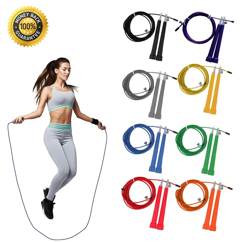 Profession Adjustable Fast Speed Skipping Rope Crossfit Workout Training Jumping Rope Boxing Fitness Equipment 3M Steel Wire
Profession Adjustable Fast Speed Skipping Rope Crossfit Workout Training Jumping Rope Boxing Fitness Equipment 3M Steel Wire