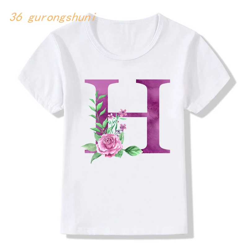 Kids Clothes Boys T Shirts Tshirt Girl Letter H I J G K Lovely Rose Bouquet Cartoon T Shirt Children Clothing Letters Girls Tops
Kids Clothes Boys T Shirts Tshirt Girl Letter H I J G K Lovely Rose Bouquet Cartoon T Shirt Children Clothing Letters Girls Tops
