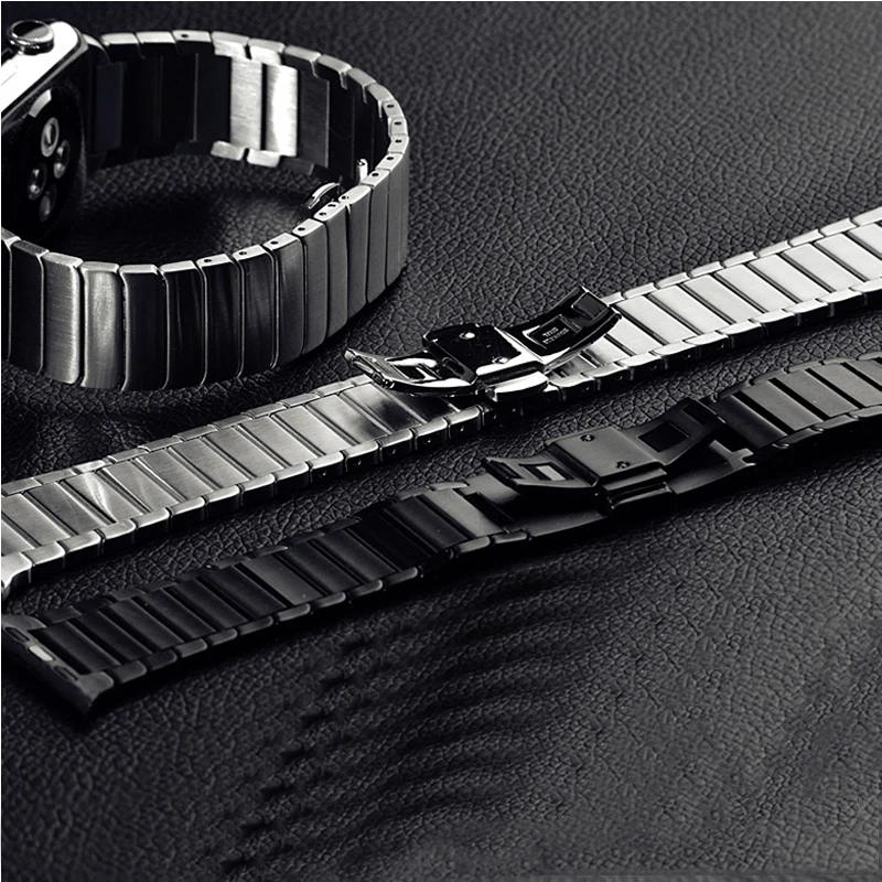 Ремешок для часов OSRUI из нержавеющей стали Apple watch 4 44 40 iwatch 3 браслет apple ремешок 42 38