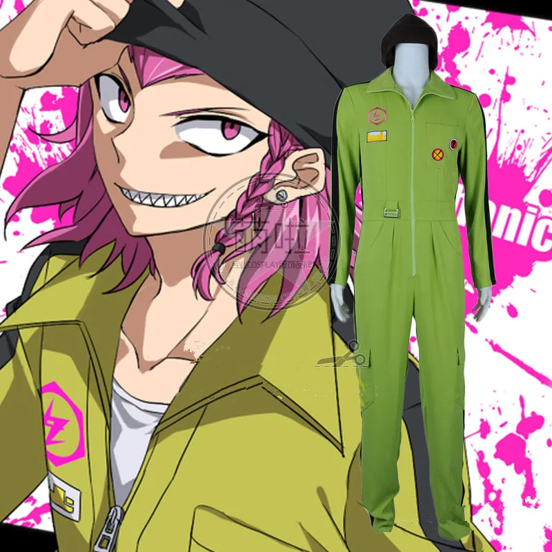 Game Danganronpa 2: Goodbye Despair Academy Kazuichi Souda Cosplay Costumes Fashion Jumpsuit Full Set Male Role Play Clothing
Game Danganronpa 2: Goodbye Despair Academy Kazuichi Souda Cosplay Costumes Fashion Jumpsuit Full Set Male Role Play Clothing