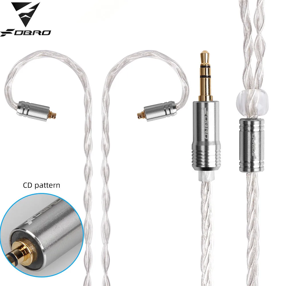 FDBRO 2.5/3.5/4.4mm Balanced Cable IE80 MMCX 2Pin A2DC IM 8core Mini Silver Plated CD Cable For SE315 SE425 SE535 SE846 UE900 H3
FDBRO 2.5/3.5/4.4mm Balanced Cable IE80 MMCX 2Pin A2DC IM 8core Mini Silver Plated CD Cable For SE315 SE425 SE535 SE846 UE900 H3