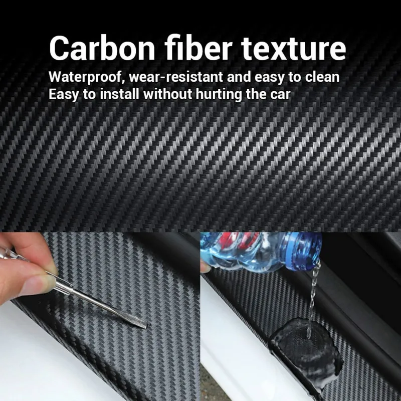Car Threshold Carbon Fiber Protective Sticker Car Door Sill Anti-Scratch Strip Anti-kick Vinyl Film Decal Auto Decor Accessories
Car Threshold Carbon Fiber Protective Sticker Car Door Sill Anti-Scratch Strip Anti-kick Vinyl Film Decal Auto Decor Accessories
