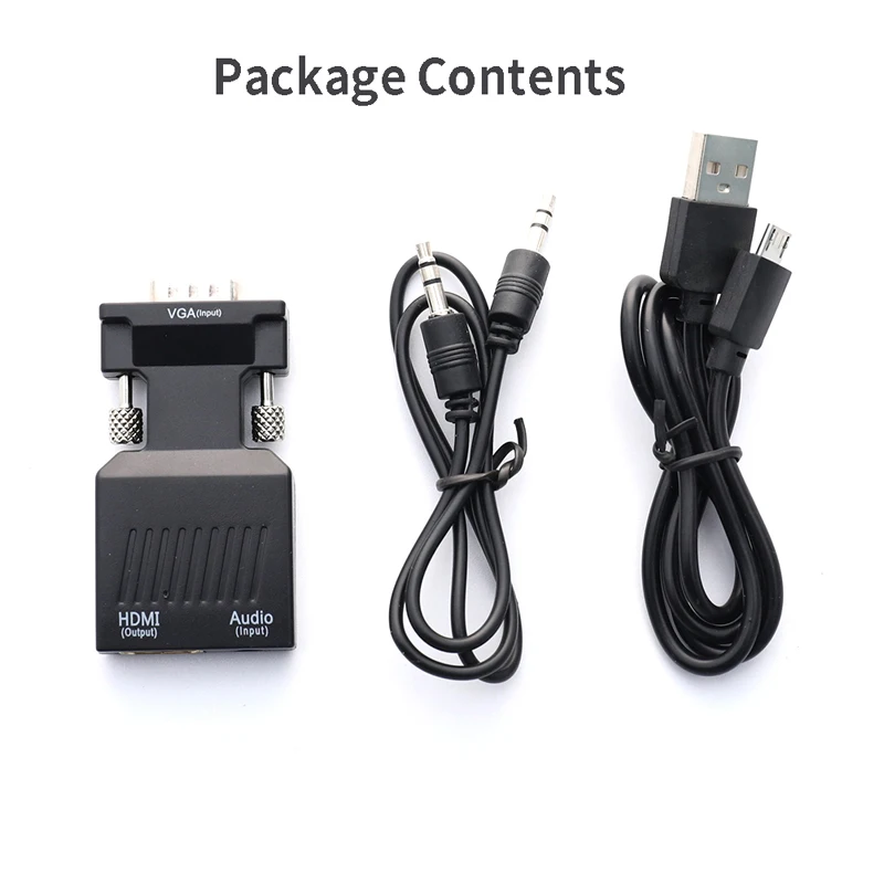 1pc VGA to HDMI Converter Adapter With Audio Video Output 1080P HD For PC Laptop Compatible With HDMI 1.3
1pc VGA to HDMI Converter Adapter With Audio Video Output 1080P HD For PC Laptop Compatible With HDMI 1.3