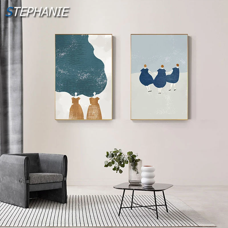 Abstract Yellow Dress Green Hair Canvas Painting Modern Blue Green Poster Print Wall Picture for Living Room Nordic Decoration
Abstract Yellow Dress Green Hair Canvas Painting Modern Blue Green Poster Print Wall Picture for Living Room Nordic Decoration
