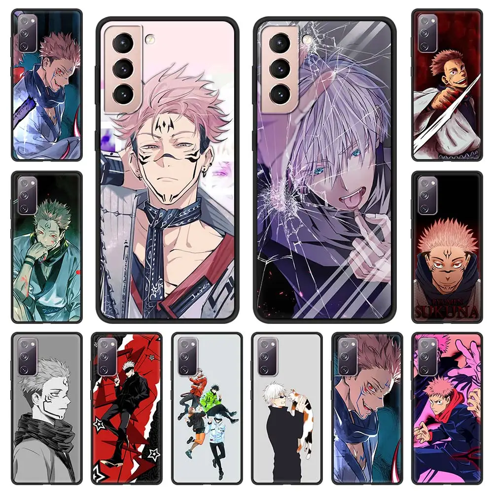 Jujutsu Kaisen Anime Phone Case For Samsung Galaxy S20 FE S10 Plus S21 Ultra S8 S9 Plus S10e S7 Edge 5G Black Shell Cover
Jujutsu Kaisen Anime Phone Case For Samsung Galaxy S20 FE S10 Plus S21 Ultra S8 S9 Plus S10e S7 Edge 5G Black Shell Cover