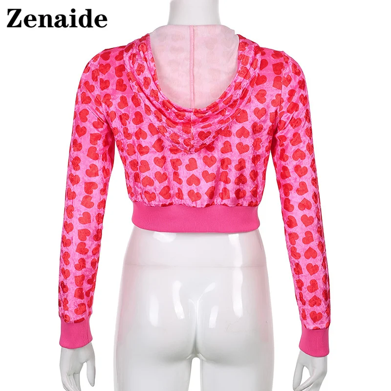 Zenaide Autumn Velvet Casual Jacket With Hooded Women Long Sleeve Zipper Print Jackets Red Coats Winter Female Y2K 90s Fashion
Zenaide Autumn Velvet Casual Jacket With Hooded Women Long Sleeve Zipper Print Jackets Red Coats Winter Female Y2K 90s Fashion