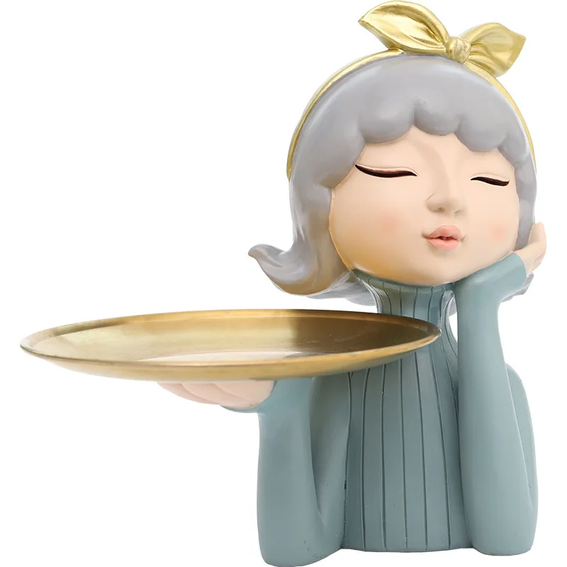 Sculpture Nordic Modern Girl Storage Statue Resin Tray Tabletop Decor Home Decoration Accessories Modern Living Room Cabinet
Sculpture Nordic Modern Girl Storage Statue Resin Tray Tabletop Decor Home Decoration Accessories Modern Living Room Cabinet
