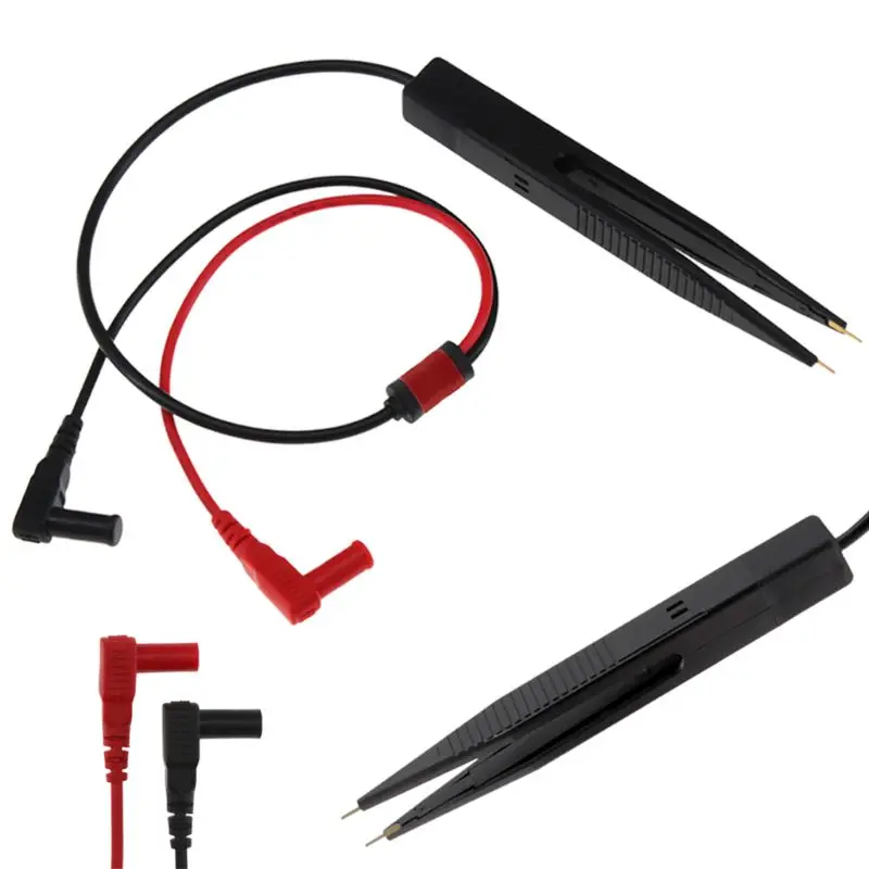 1PC SMD SMT Inductor Chip Test Clip Lead Probe Digital Multimeter Capacitor Resistance Tweezer
1PC SMD SMT Inductor Chip Test Clip Lead Probe Digital Multimeter Capacitor Resistance Tweezer