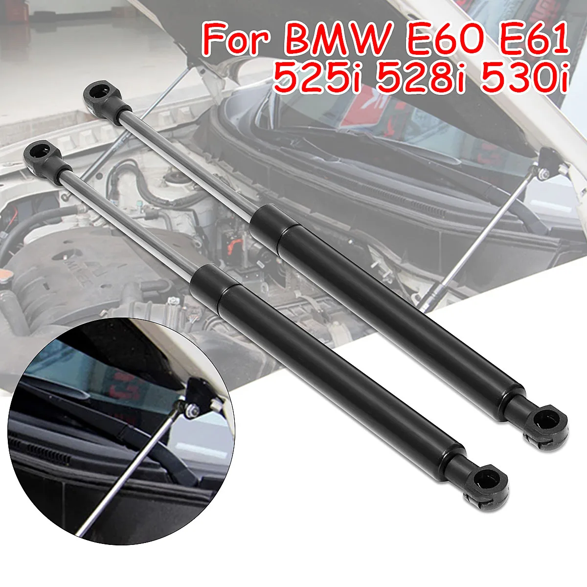 2pcs Bonnet Hood Gas Strut Bar Lift Support Shock Damper Gas Spring 51237008745 For BMW E60 E61 525i 528i 530i
2pcs Bonnet Hood Gas Strut Bar Lift Support Shock Damper Gas Spring 51237008745 For BMW E60 E61 525i 528i 530i