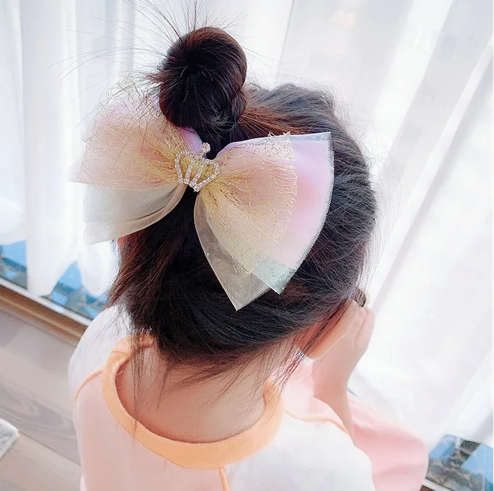 12pcs Fashion Tiaras Glitter Gradient Mesh Bow Hairpins Rhinestone Crown Bowknot Hair Clips Princess Boutique Hair Accessories
12pcs Fashion Tiaras Glitter Gradient Mesh Bow Hairpins Rhinestone Crown Bowknot Hair Clips Princess Boutique Hair Accessories