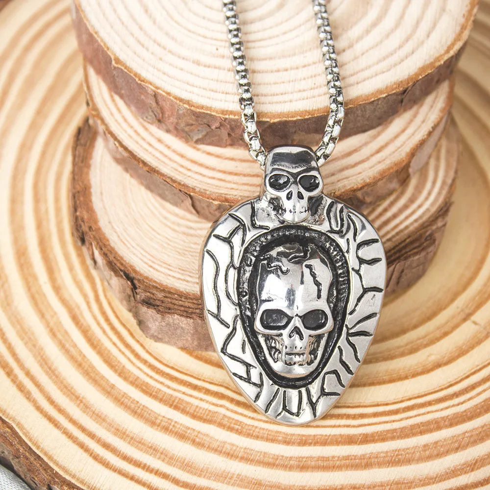 Fashion Punk Retro Gothic Trend Double Skull Men Necklace Hip Hop Domineering Rock Accessories Pendant Jewelry Gift Wholesale
Fashion Punk Retro Gothic Trend Double Skull Men Necklace Hip Hop Domineering Rock Accessories Pendant Jewelry Gift Wholesale