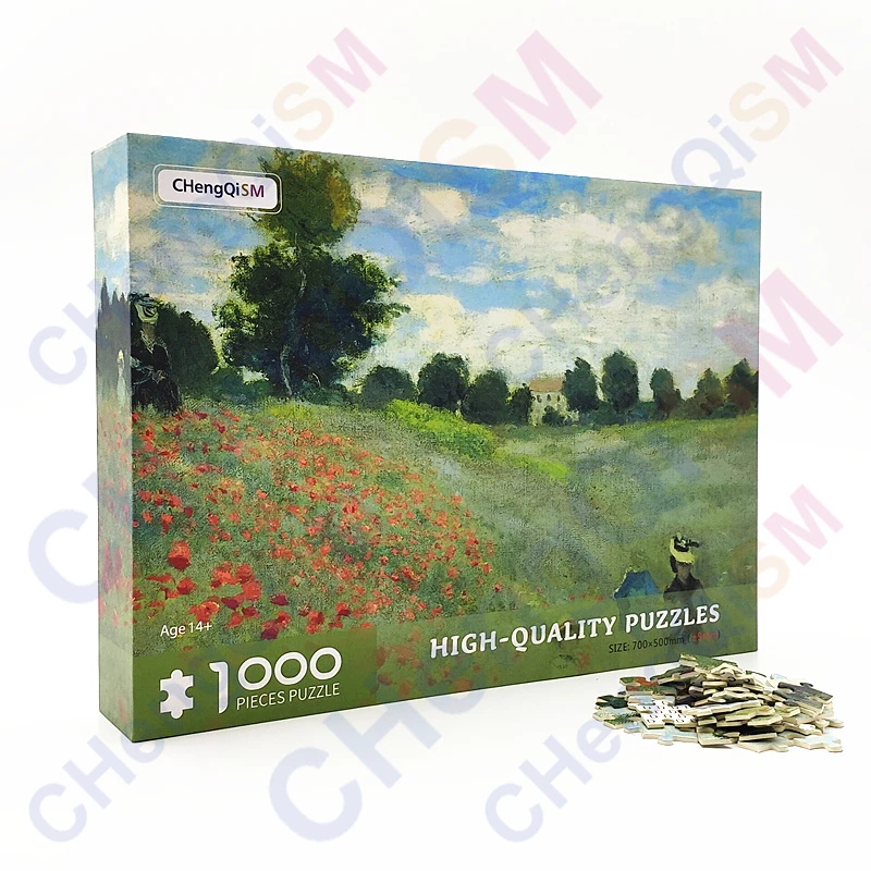Paper Jigsaw Puzzles 1000 Pieces Children Adult Decompression Games Educational Toys Decoration Birthday Gift Poppy Fields
Paper Jigsaw Puzzles 1000 Pieces Children Adult Decompression Games Educational Toys Decoration Birthday Gift Poppy Fields