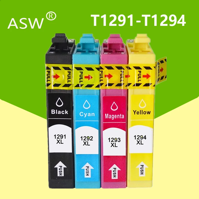 ASW T1295 Multipack Ink Cartridges Replacement for T1291 T1292 T1293 T1294 Compatible for Epson SX435W SX235W WF-3520 WF-3540
ASW T1295 Multipack Ink Cartridges Replacement for T1291 T1292 T1293 T1294 Compatible for Epson SX435W SX235W WF-3520 WF-3540