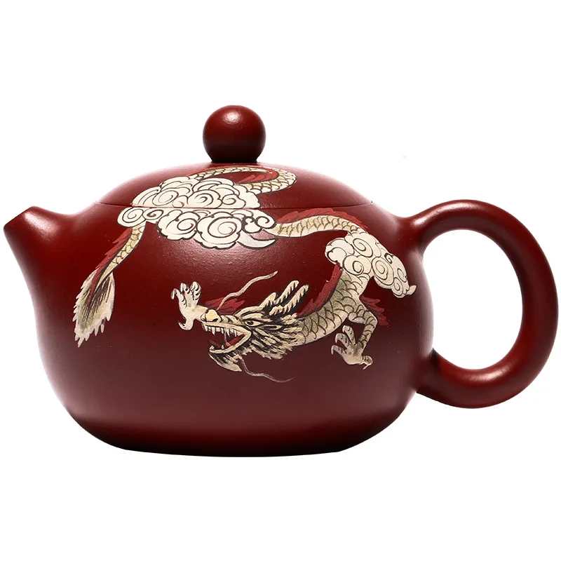 Bakumei Tenglong Xishi Purple Clay Teapot Hand-painted Dahongpao Teapot Hand-painted Custom-made Teapot Kung Fu Tea Set
Bakumei Tenglong Xishi Purple Clay Teapot Hand-painted Dahongpao Teapot Hand-painted Custom-made Teapot Kung Fu Tea Set