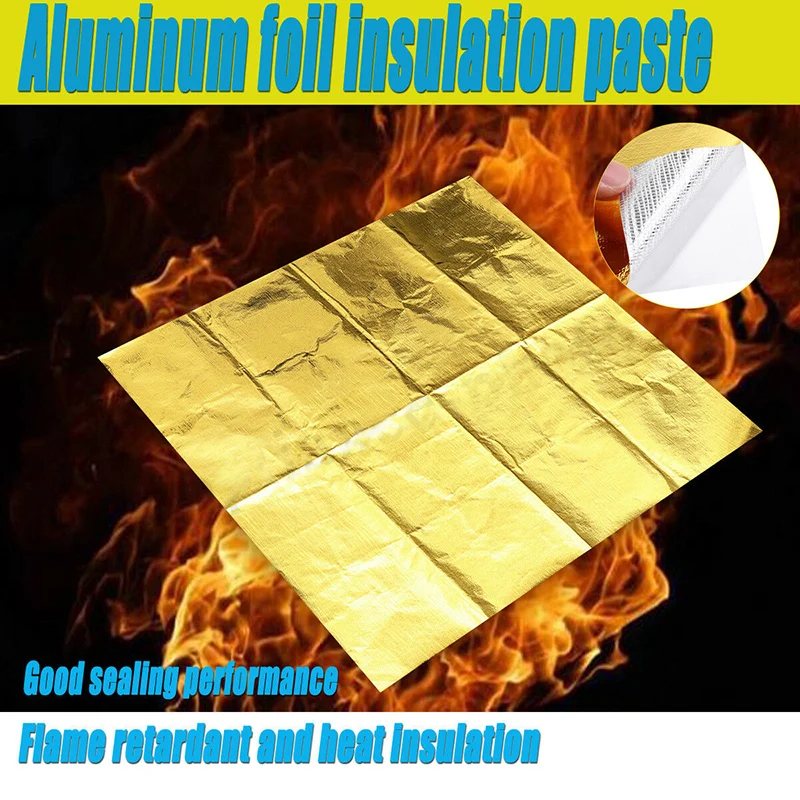 Heat Shield Tape Temperature Shield Tape Anti-Corrosion Heat Shield Wrap Gold High 600x600mm Fireproof
Heat Shield Tape Temperature Shield Tape Anti-Corrosion Heat Shield Wrap Gold High 600x600mm Fireproof