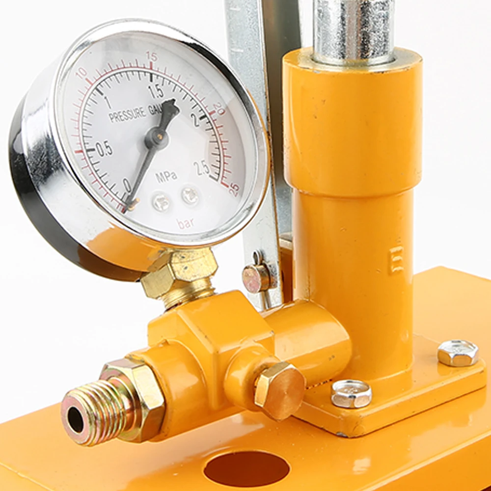 New PPR Aluminum 2.5MPa Pressure Test Pump 25KG Water Pressure Tester Manual Hydraulic Test Pump Machine with G1/2" Hose
New PPR Aluminum 2.5MPa Pressure Test Pump 25KG Water Pressure Tester Manual Hydraulic Test Pump Machine with G1/2" Hose