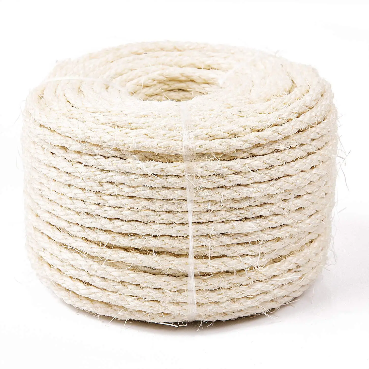10mm Natural Sisal Rope Durable DIY Making Desk Chair Legs Cat Scratching Post Rope Binding Material For Cat Sharpen Claw
10mm Natural Sisal Rope Durable DIY Making Desk Chair Legs Cat Scratching Post Rope Binding Material For Cat Sharpen Claw