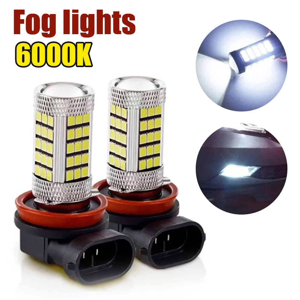2PCS/Lot Car Fog Light Bulb H8 LED Fog Running Light Bulb 3030 SMD LED Auto Lamp 12-24V Universal Car Accessories
2PCS/Lot Car Fog Light Bulb H8 LED Fog Running Light Bulb 3030 SMD LED Auto Lamp 12-24V Universal Car Accessories