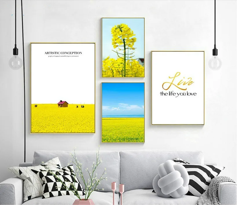 Скандинавский небольшой свежий рапсовый комбинационный принт Картина Настенная живопись холст картины украшение для гостиной без рамки
Скандинавский небольшой свежий рапсовый комбинационный принт Картина Настенная живопись холст картины украшение для гостиной без рамки