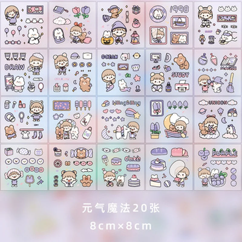 20pcs/set Cartoon Scrapbooking Sticker Diary Decorative Animal Floral Children Stationery Sticker Photo Album Diary Supplies 
20pcs/set Cartoon Scrapbooking Sticker Diary Decorative Animal Floral Children Stationery Sticker Photo Album Diary Supplies
