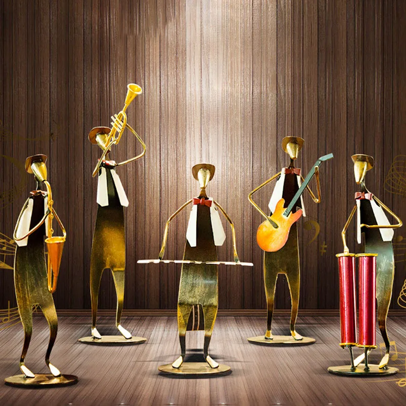 Nordic Retro Metal Musician Artware Character Sculpture Home Decoration Accessories Modern Art Metal Statue Room Craft Figurine
Nordic Retro Metal Musician Artware Character Sculpture Home Decoration Accessories Modern Art Metal Statue Room Craft Figurine