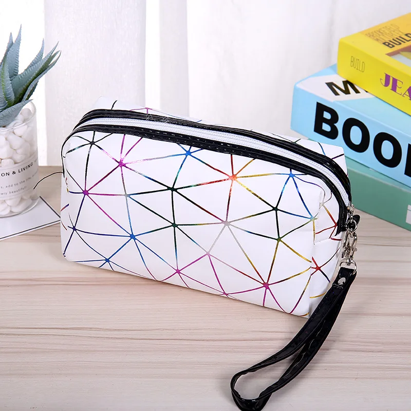 pink women cosmetic bag laser Handbag travel makeup bag holographic necessarie feminina Cosmetic storage bag
pink women cosmetic bag laser Handbag travel makeup bag holographic necessarie feminina Cosmetic storage bag