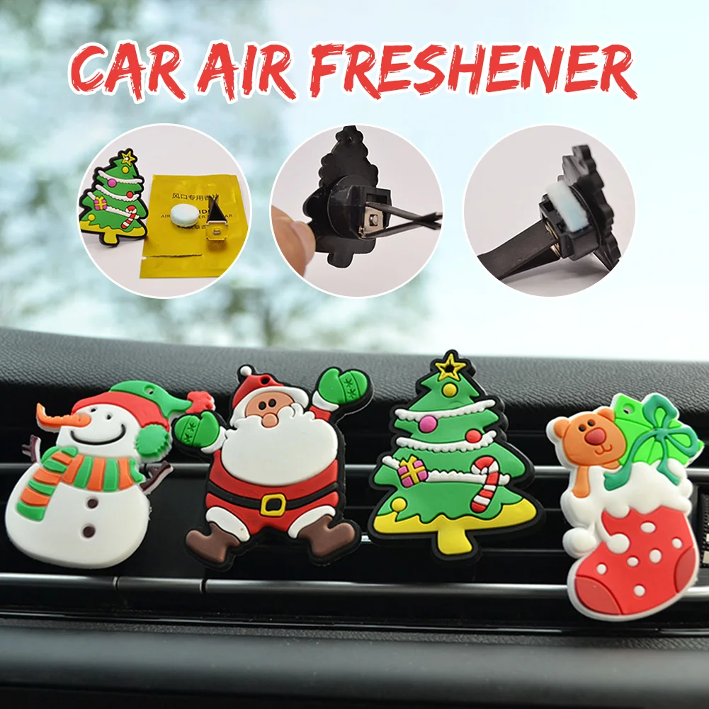 Christmas Series Car Air Freshener Fragrance Vent Clip Decoration Xmas Cartoon Perfume Air Outlet Perfume Interior Accessories
Christmas Series Car Air Freshener Fragrance Vent Clip Decoration Xmas Cartoon Perfume Air Outlet Perfume Interior Accessories