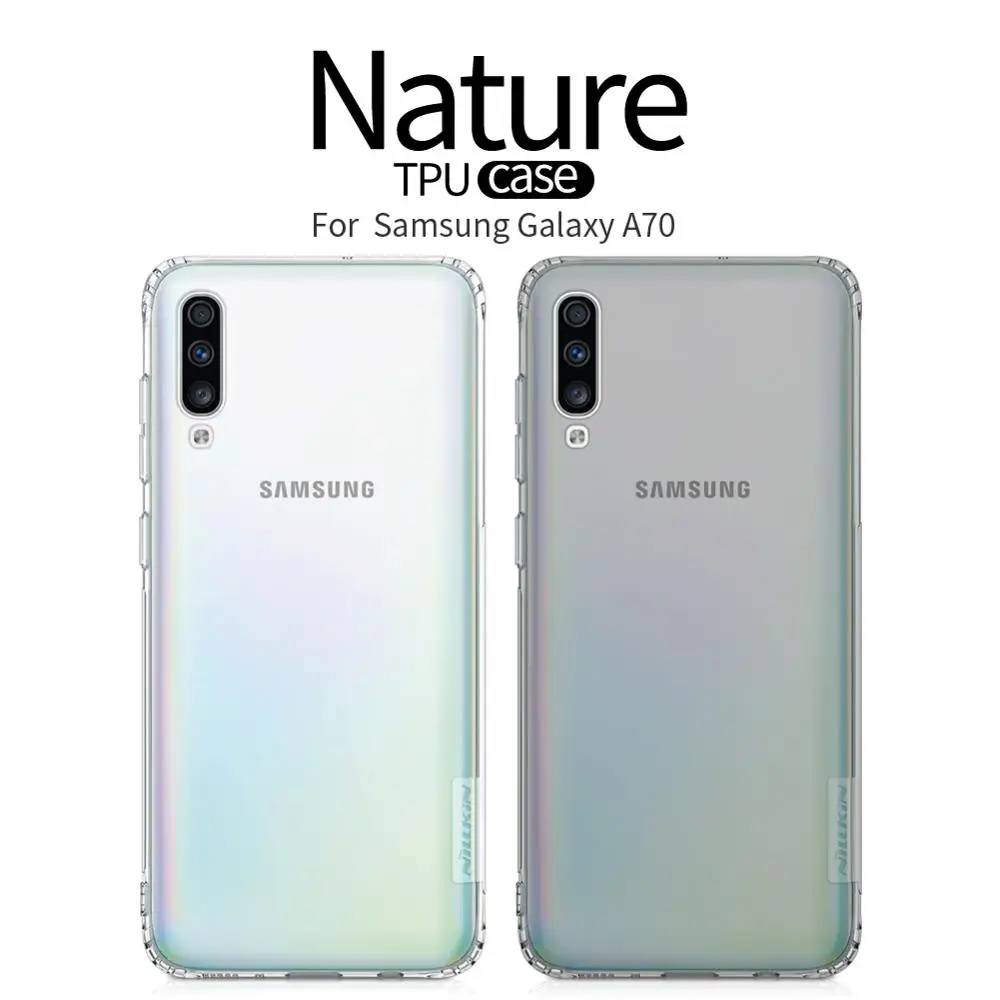 Чехол Nillkin для Samsung galaxy a30 a50 a70 a30s a50s m20 прозрачный мягкий силиконовый чехол