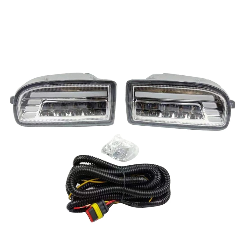 2Pcs LED Front Fog Lamp Daytime Running Light for Toyota Land Cruiser 100 LC100 FJ100 1998-2007
2Pcs LED Front Fog Lamp Daytime Running Light for Toyota Land Cruiser 100 LC100 FJ100 1998-2007