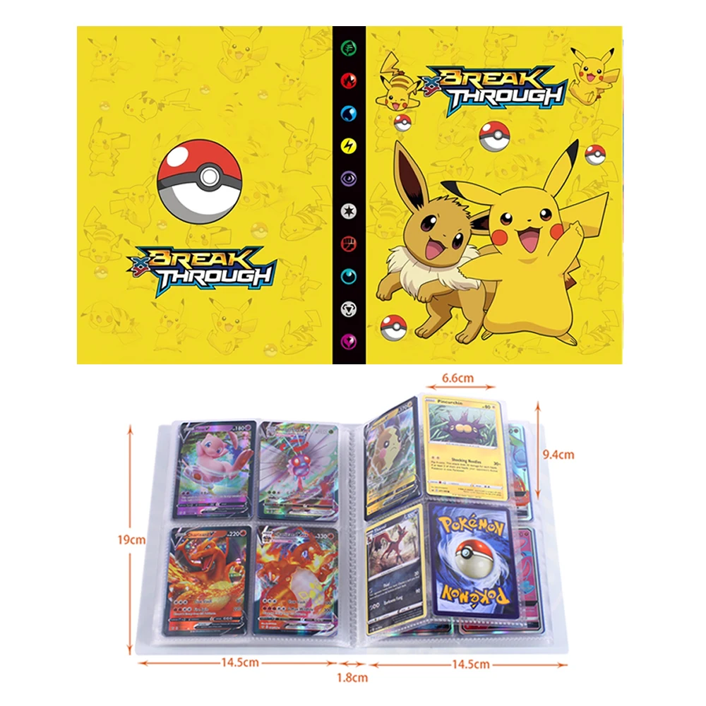 240Pcs Holder Collections Pokemon Cards Album Book Game Characters Cards Map Book Binder Folder Top Loaded List Toy Gift For kid
240Pcs Holder Collections Pokemon Cards Album Book Game Characters Cards Map Book Binder Folder Top Loaded List Toy Gift For kid
