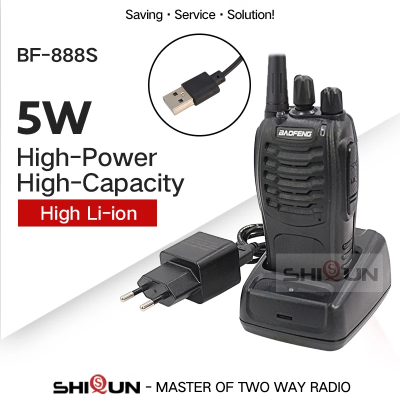 BF-888S UHF 400-470 МГц baofeng 888s рация зарядное устройство USB Baofeng bf888s Handy bf 888 двусторонней