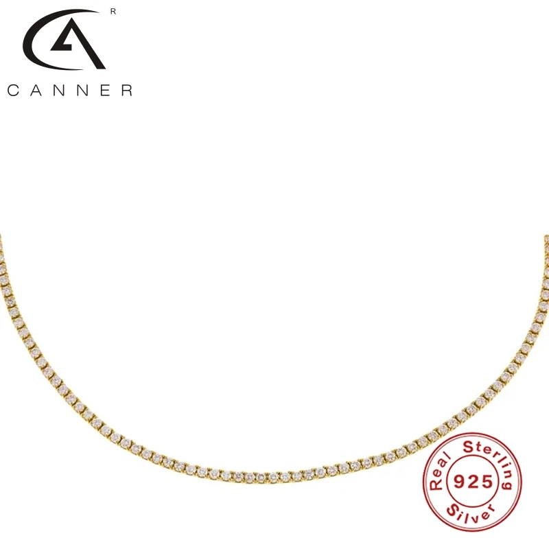 CANNER Tennis Ball Real 925 Sterling Silver Necklace For Women Jewelry Hip Hop 2.0Mm CZ Charming Pendant Chain 18K Bijoux
CANNER Tennis Ball Real 925 Sterling Silver Necklace For Women Jewelry Hip Hop 2.0Mm CZ Charming Pendant Chain 18K Bijoux