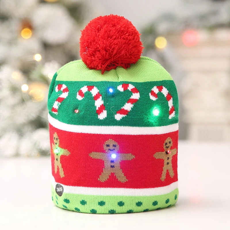 2021 New Year Led Christmas Hat Sweater Knitted Beanie Christmas Light Up Knitted Hat Christmas Gift For Kids Xmas Decorations
2021 New Year Led Christmas Hat Sweater Knitted Beanie Christmas Light Up Knitted Hat Christmas Gift For Kids Xmas Decorations
