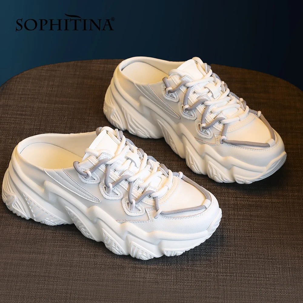 SOPHITINA Women Chunky Shoes Casual Slipper Flat Platform Leather Shoes Cross-Tied Comfort All-Match Fashion Female Flats WO54
SOPHITINA Women Chunky Shoes Casual Slipper Flat Platform Leather Shoes Cross-Tied Comfort All-Match Fashion Female Flats WO54