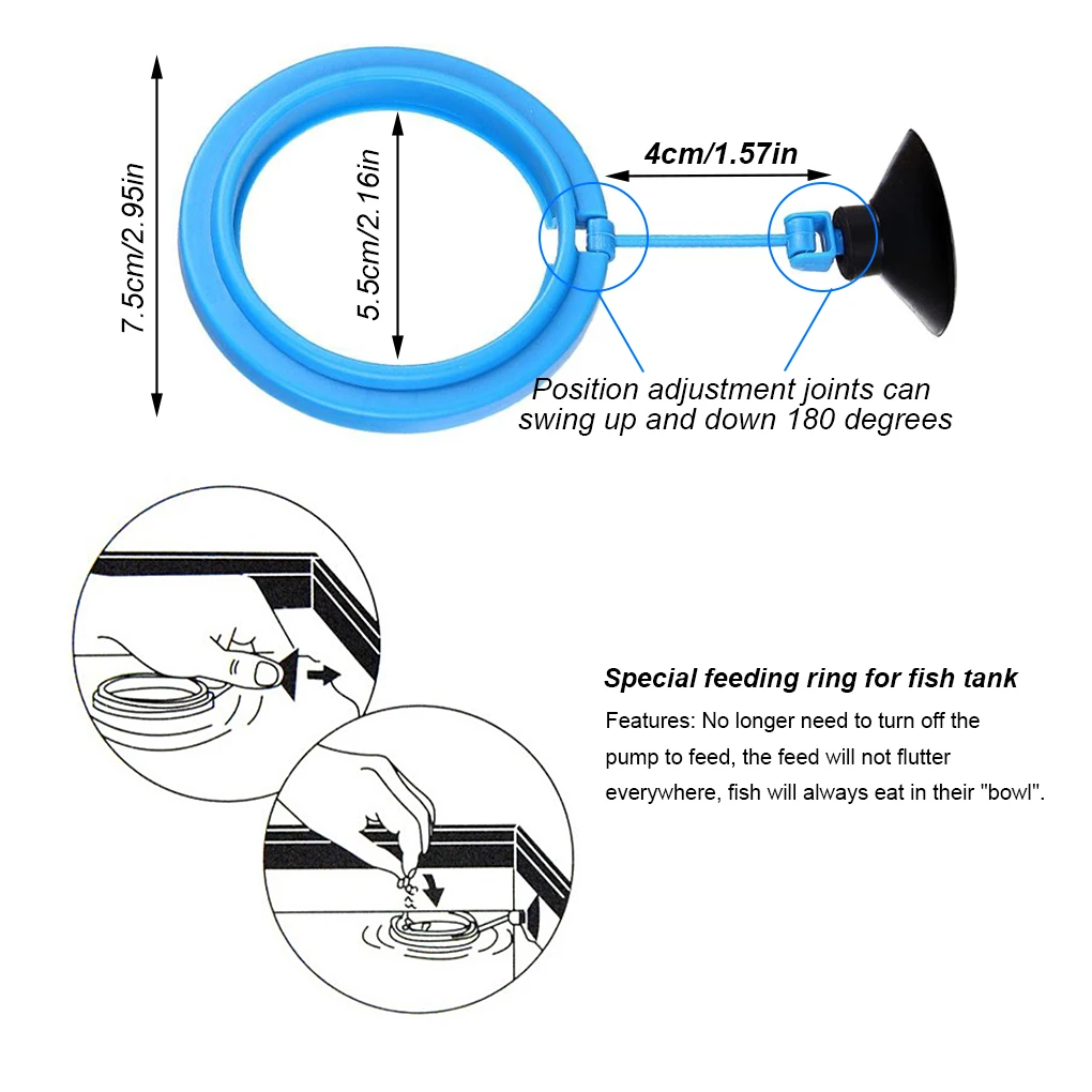 Fish Feeding Aquarium Fish Tank Ring Feeder Station Floating Food Water Plant Circle Ring Aquarium Fish Food Feeding Ring
Fish Feeding Aquarium Fish Tank Ring Feeder Station Floating Food Water Plant Circle Ring Aquarium Fish Food Feeding Ring