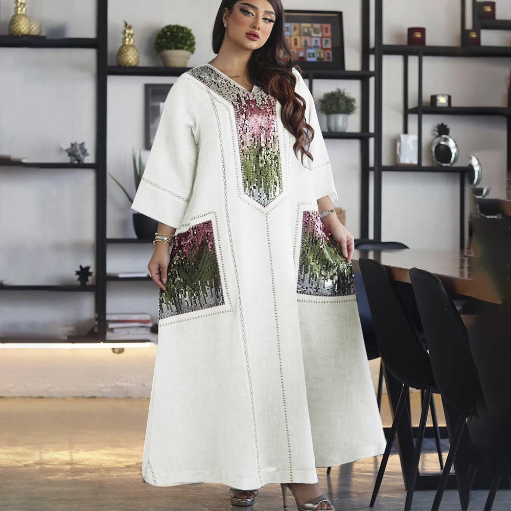 2022 мусульманская Мода Caftan Marocain Дубай Abayas для женщин Eid Mubarak Рамадан Исламская одежда блестящие женские платья
2022 мусульманская Мода Caftan Marocain Дубай Abayas для женщин Eid Mubarak Рамадан Исламская одежда блестящие женские платья