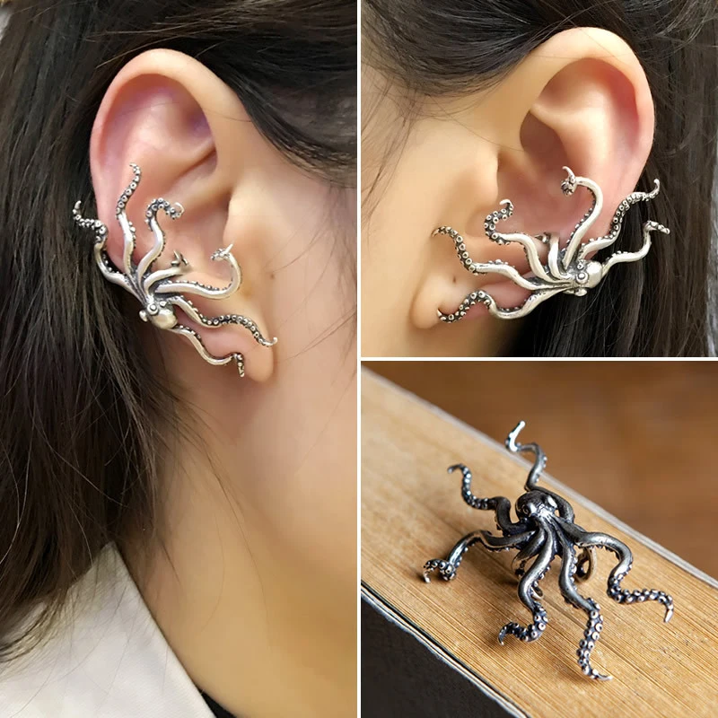 Bronze Octopus Ear Cuff Earring Jewelry Tentacle Tentacle Christmas Gift Stocking Stuffer Kraken
Bronze Octopus Ear Cuff Earring Jewelry Tentacle Tentacle Christmas Gift Stocking Stuffer Kraken